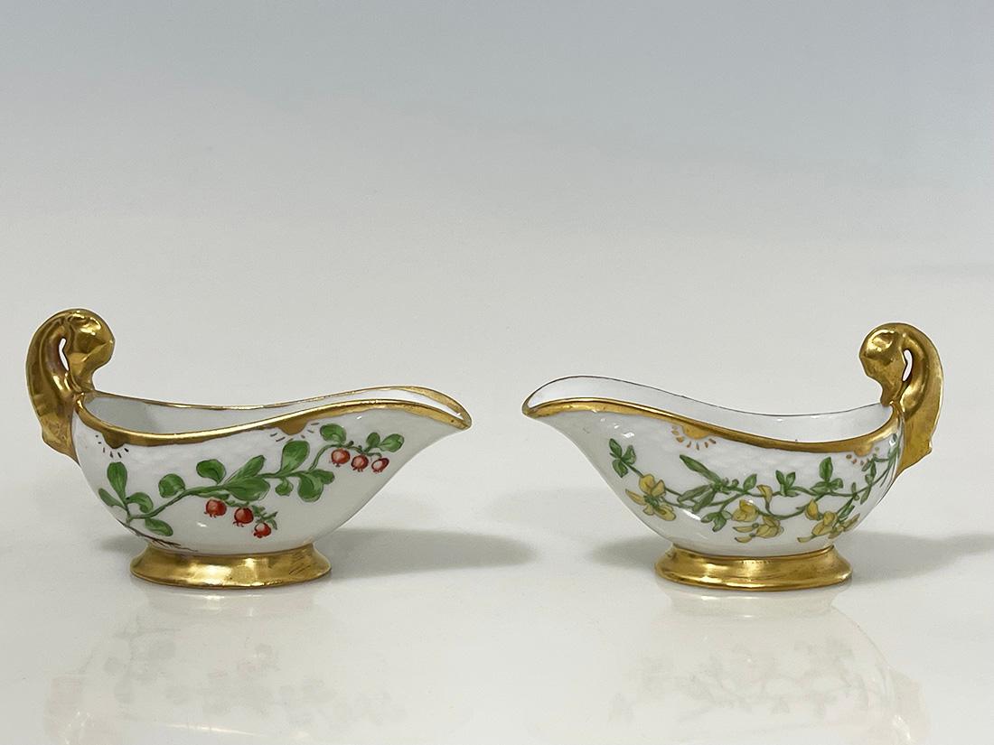 Saucières Flora Danica en porcelaine de Bing & Grøndahl, Danemark 1926-1930 en vente 7