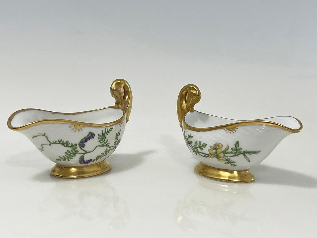 Saucières Flora Danica en porcelaine de Bing & Grøndahl, Danemark 1926-1930 en vente 8