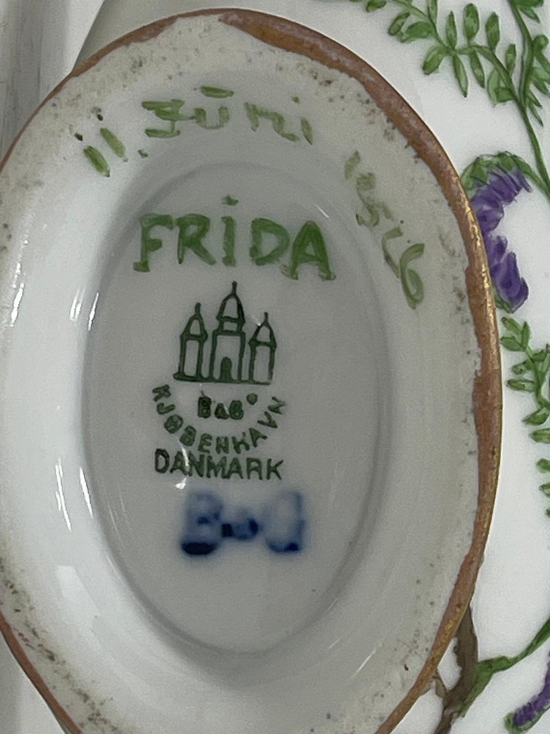 Saucières Flora Danica en porcelaine de Bing & Grøndahl, Danemark 1926-1930 en vente 12