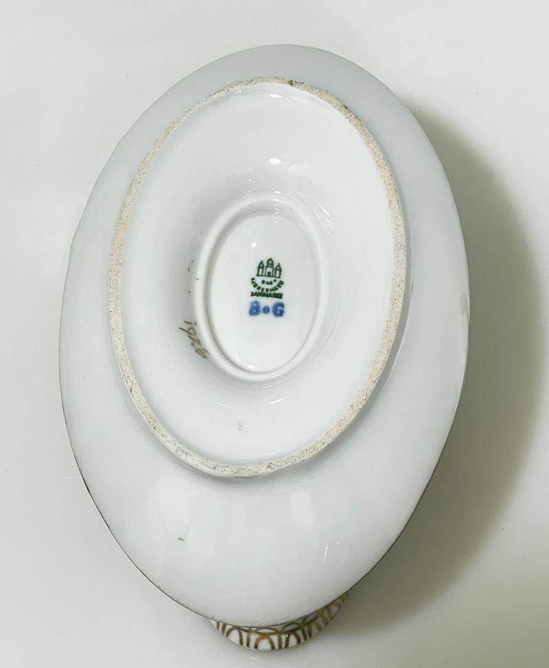 Saucières Flora Danica en porcelaine de Bing & Grøndahl, Danemark 1926-1930 en vente 3
