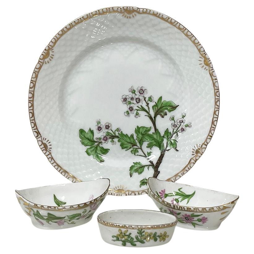 Juego de porcelana Flora Danica de Bing & Grøndahl, Dinamarca 1928-1931