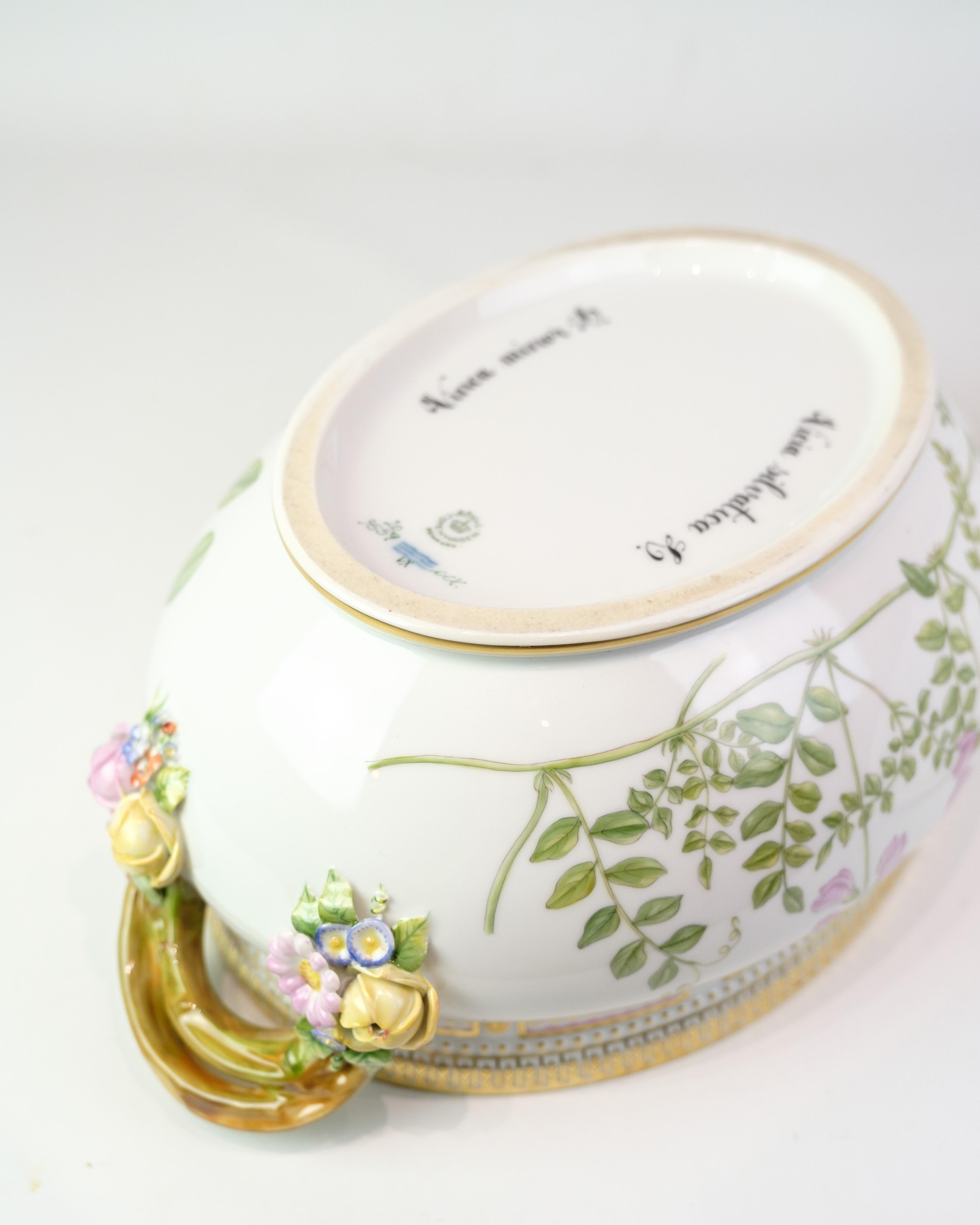 Flora Danica Terrine mit Deckel Dek.No.20/3559 In Porzellan für Royal Copenhagen im Angebot 5