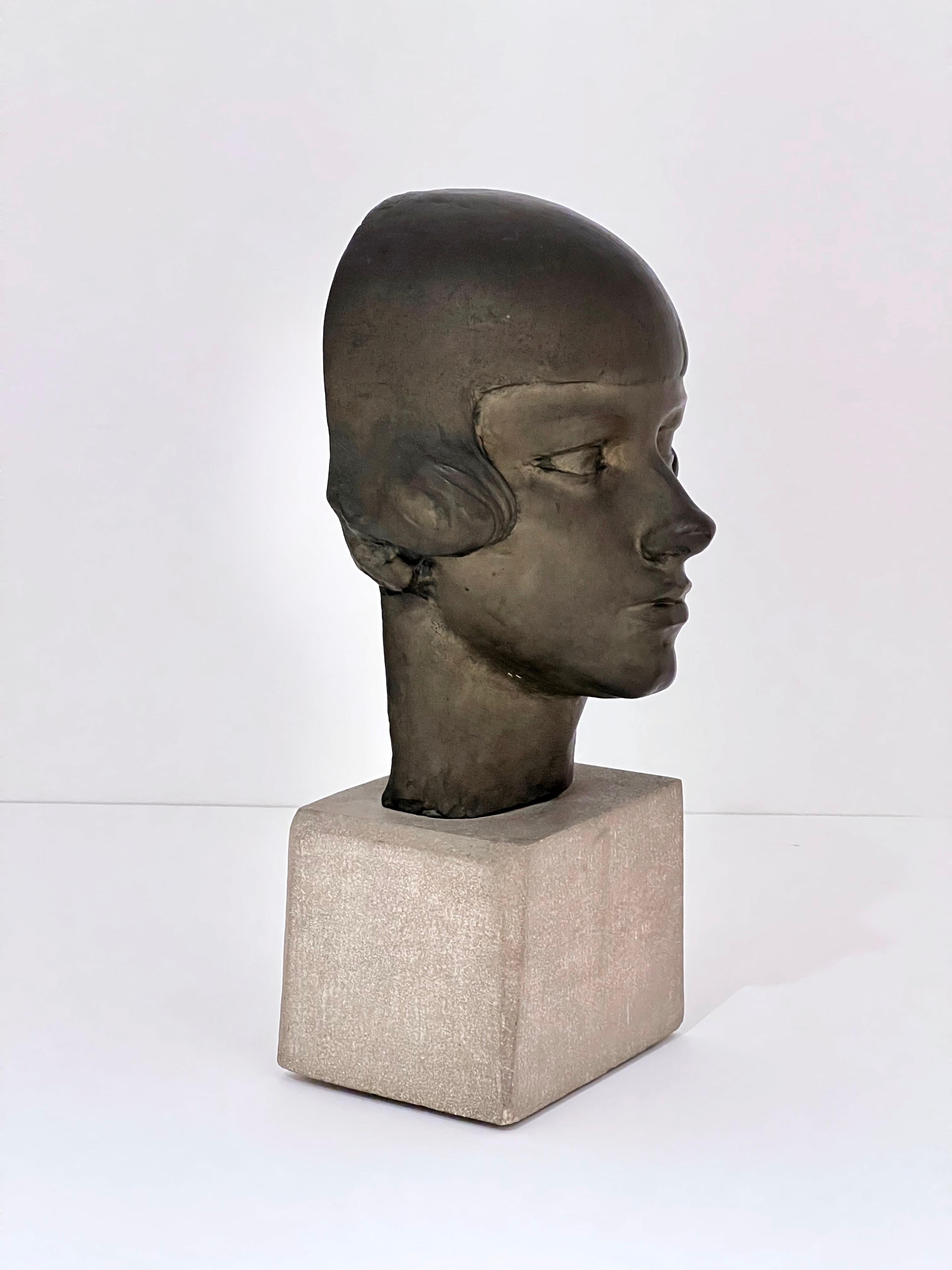 „Flora“-Kopfskulptur von Gertrude Vanderbilt Whitney im Angebot 6