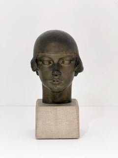 "Flora" Head Sculpture by Gertrude Vanderbilt Whitney