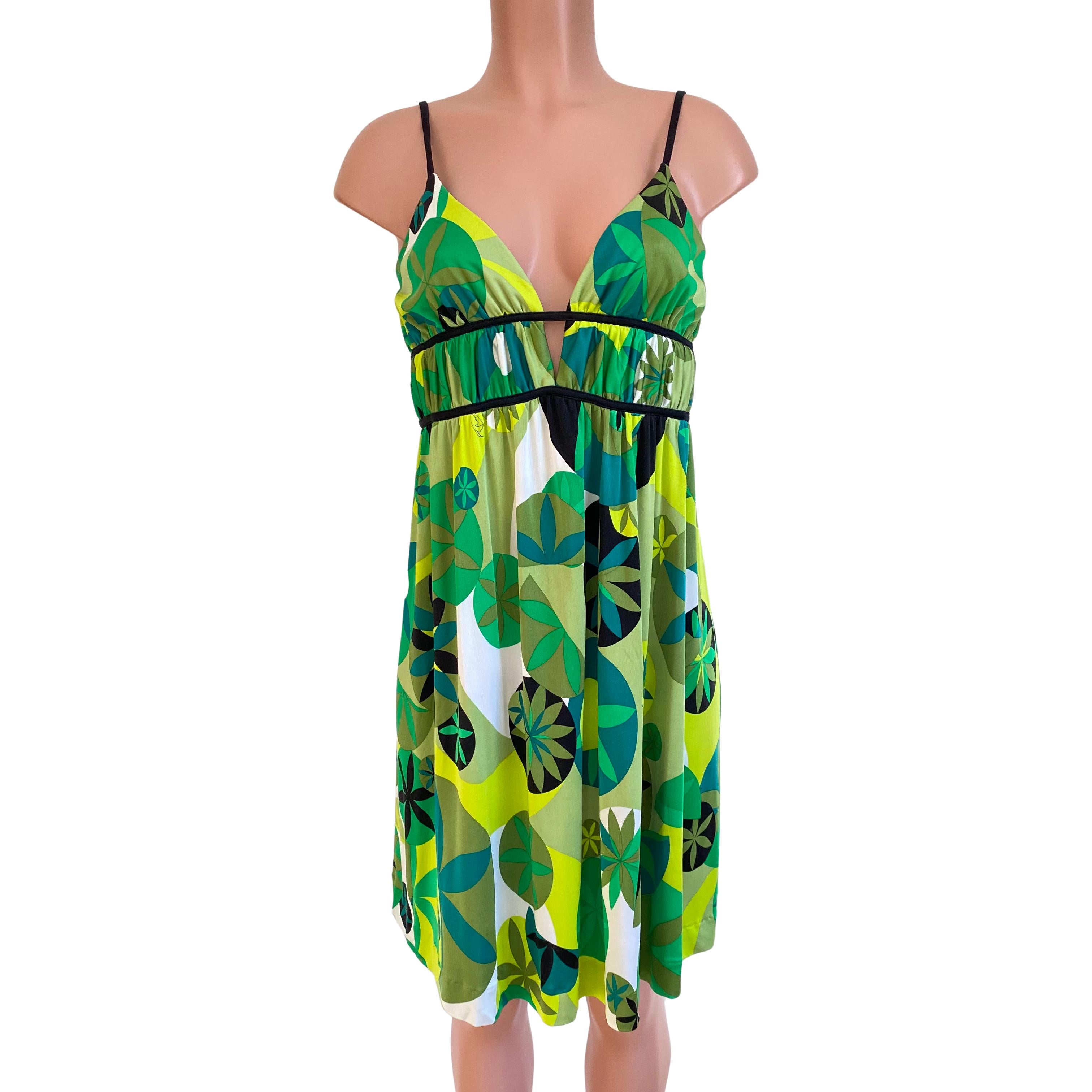 green lily slip dress