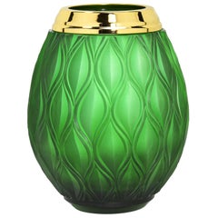 Flora Large Green Vase