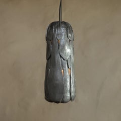 Flora Long Ceramic Pendant Lamp by Makhno
