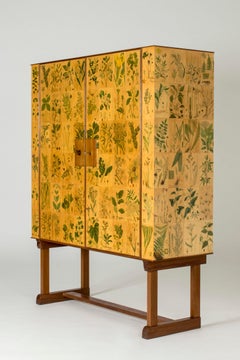 "Flora" Mahogany Cabinet Designed by Josef Frank for Svenskt Tenn, Sweden, 1951
