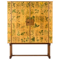 "Flora" Schrank aus Mahagoni:: entworfen von Josef Frank für Svenskt Tenn:: Schweden:: 1951