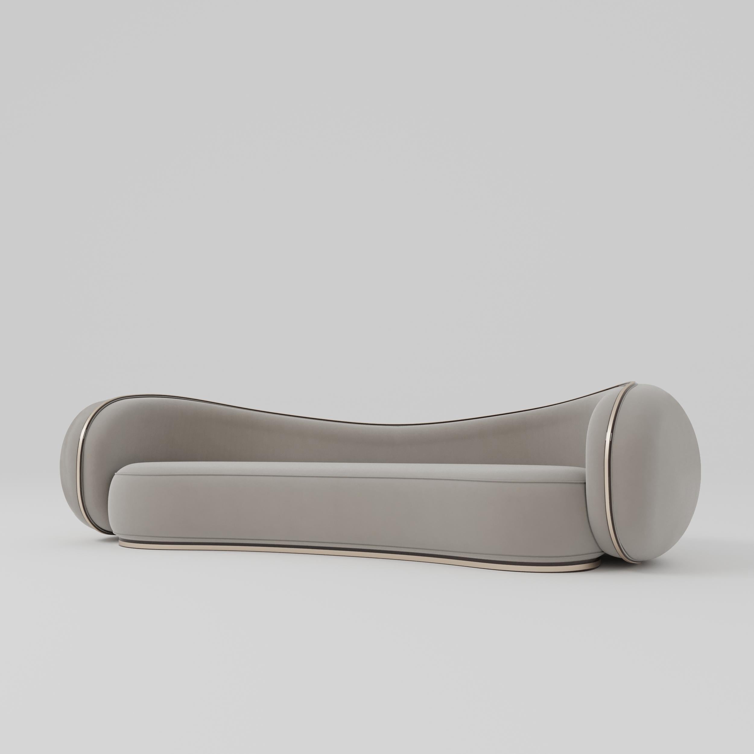 Fatto a mano Flora Sofa, Organic Modern, Designed by Mehmet Orel for Studio Kirkit in vendita