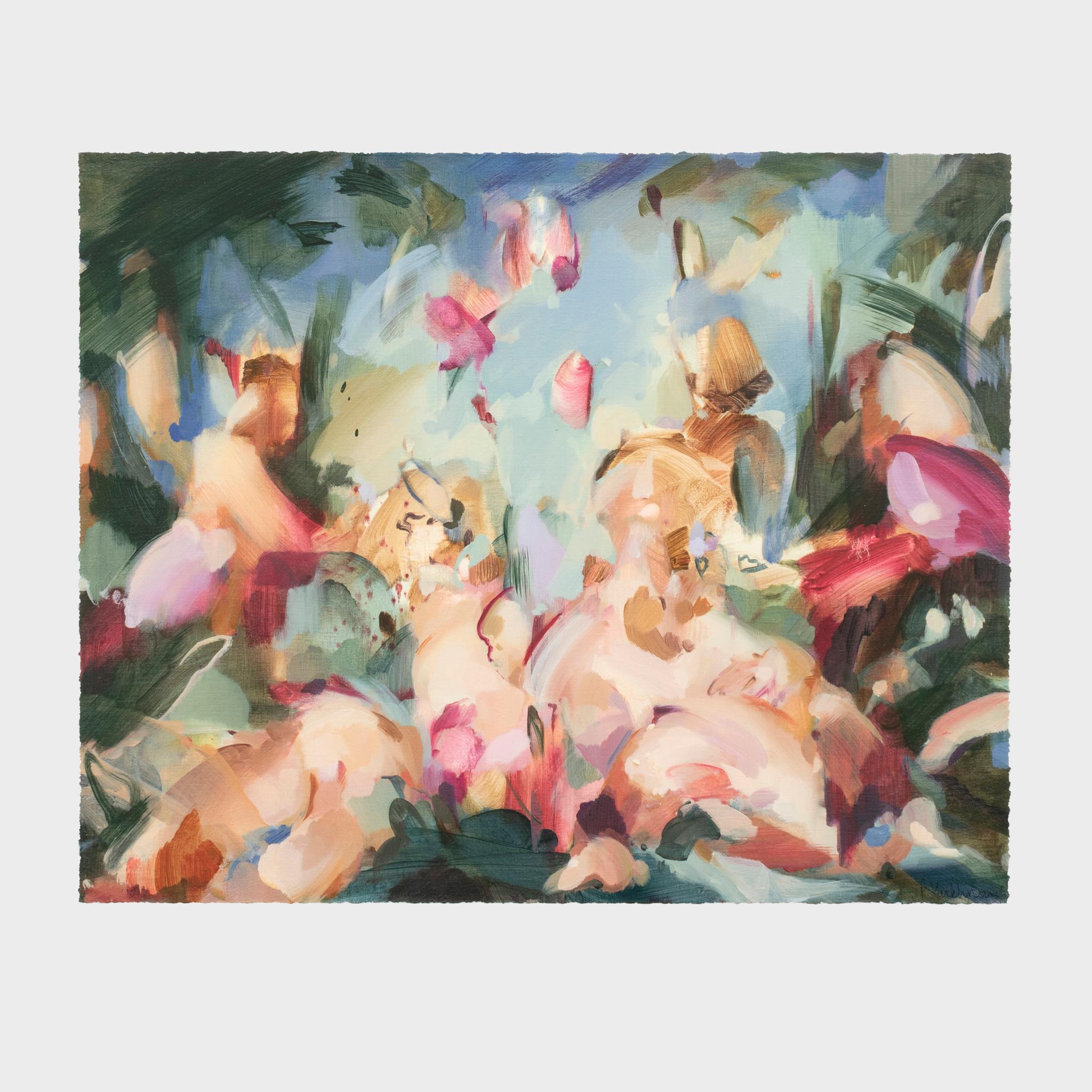 Flora Yukhnovich Abstract Print - Syrinx