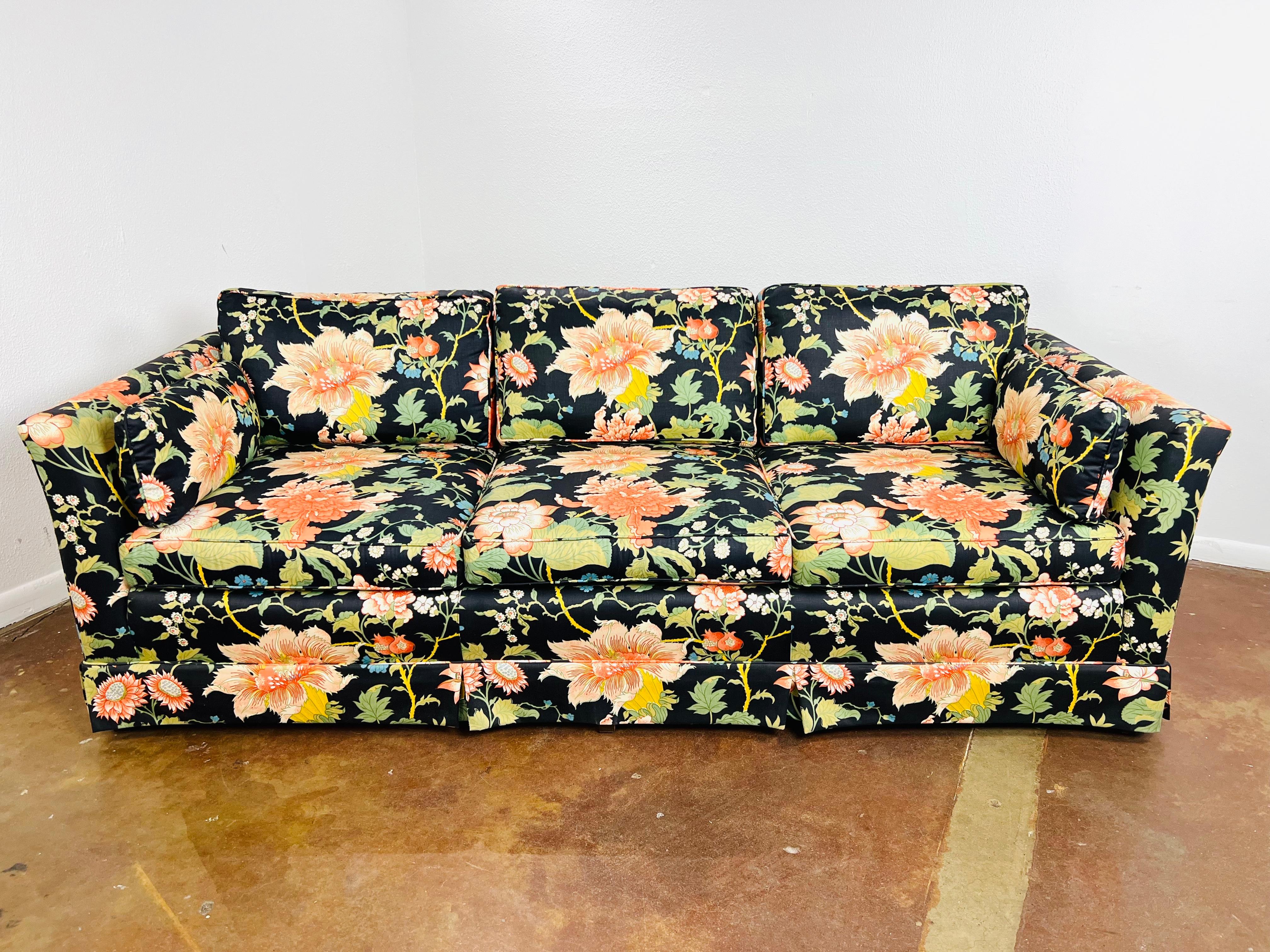 Floral 3 Seat Vintage Sofa by Stanton Cooper 3