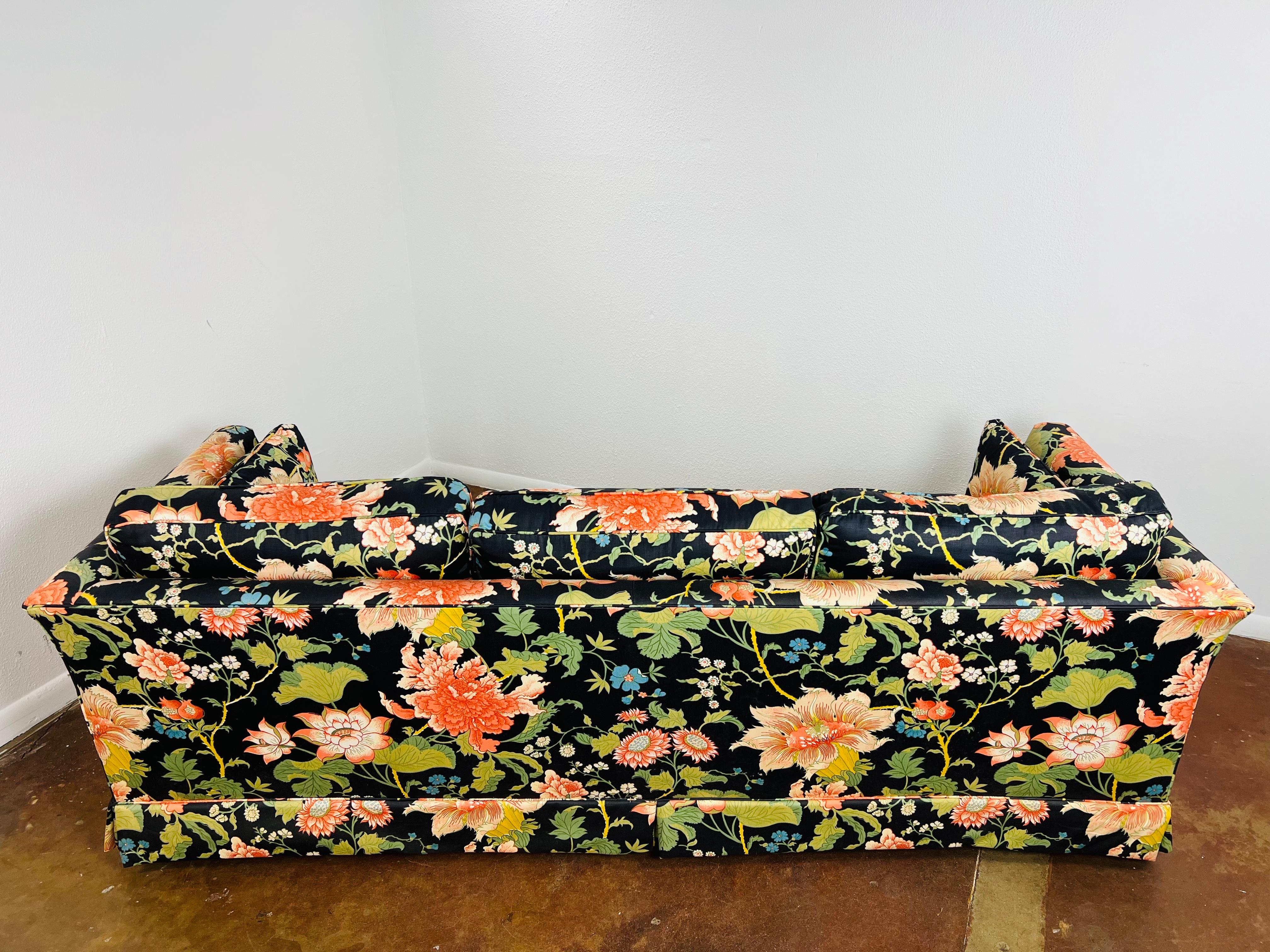 Floral 3 Seat Vintage Sofa by Stanton Cooper 4