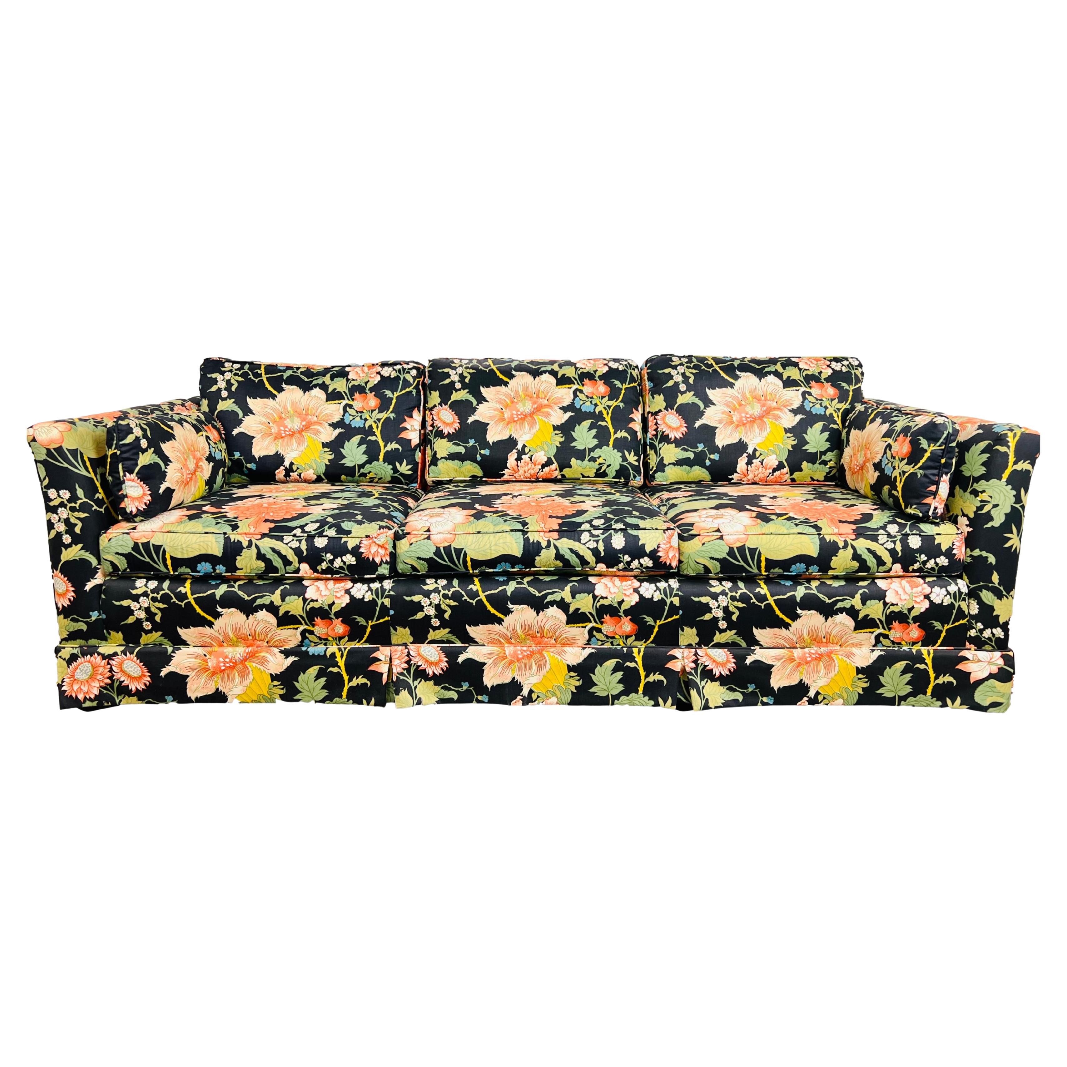Floral 3 Seat Vintage Sofa by Stanton Cooper