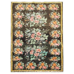 Tapis Kilim ancien floral:: tapis fait main et tapis tissé à la main au Karabagh