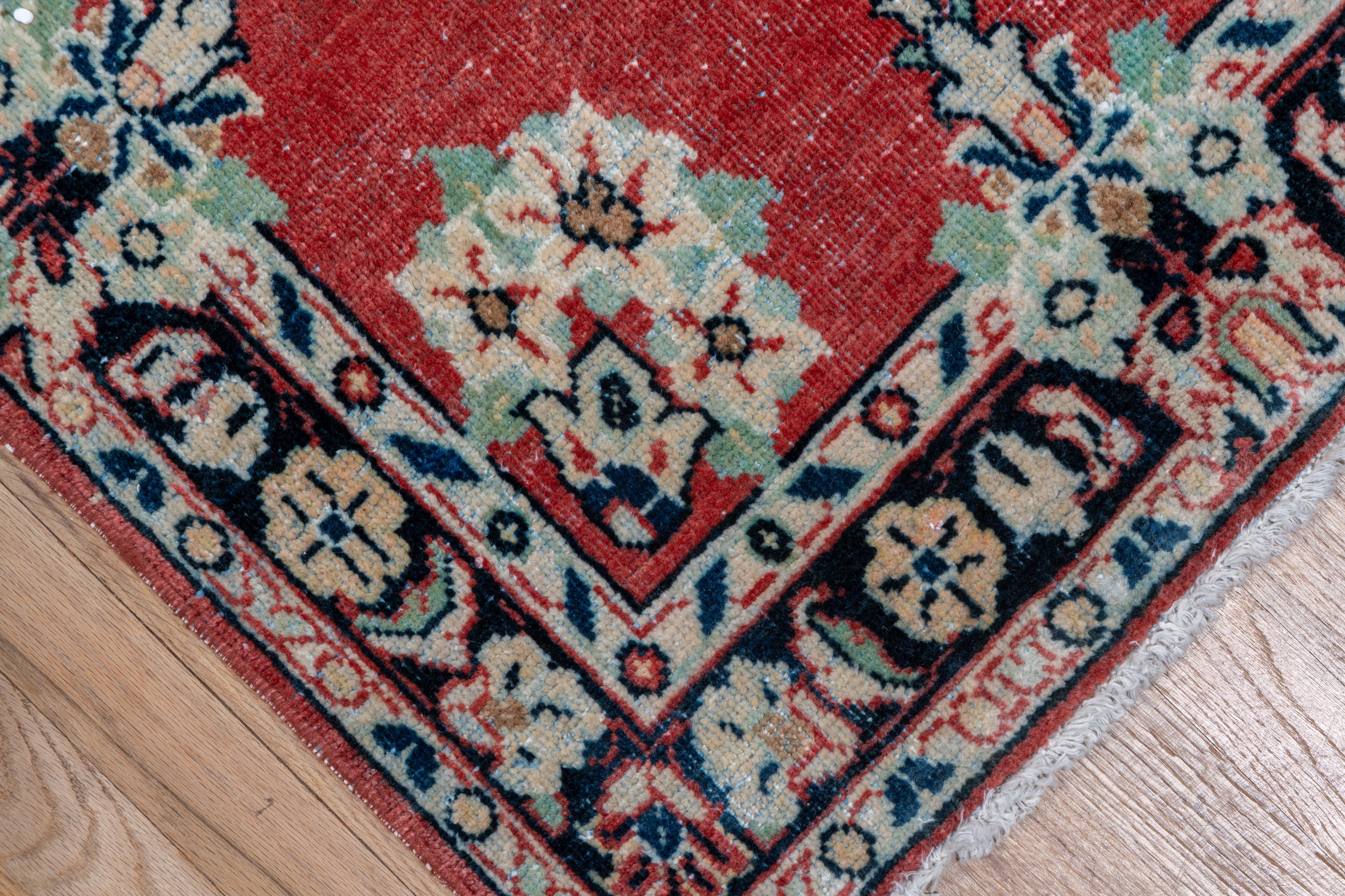 Wool Antique Persian Mahal Runner For Sale