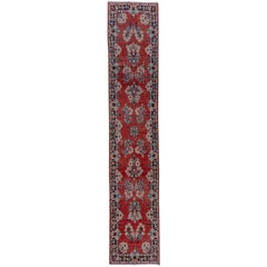 Tapis de couloir persan ancien Mahal