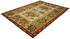 Bessarabian Kilim Soft Color Palette Floral Design