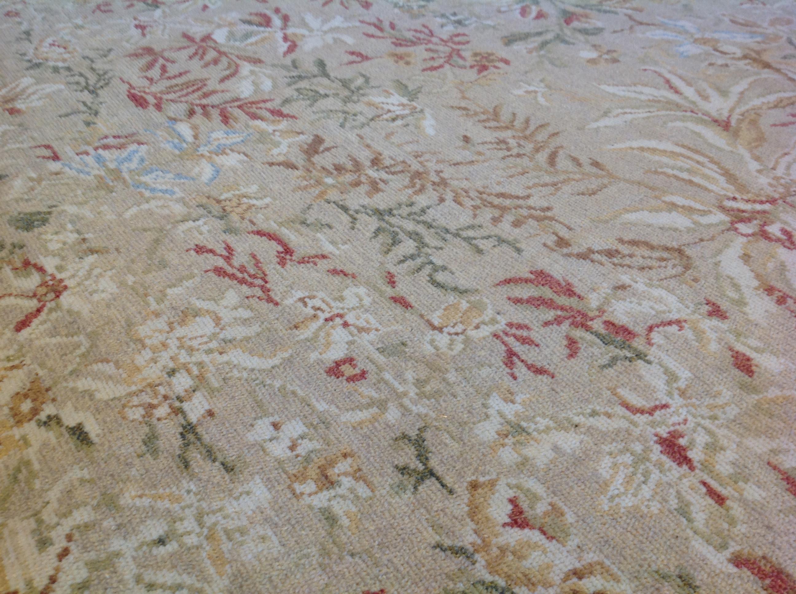 bold floral rug