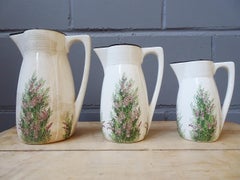 Floral Art Nouveau Porcelain Jug Villeroy & Boch WMF