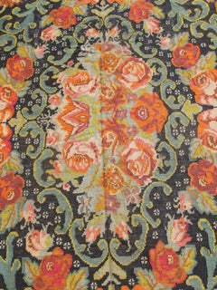 Bessarabischer Kelim mit Blumenmuster, Mitte des 20.