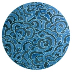 Floral "Bloom" Hide Rug by Marc Thee (14ft Diameter)