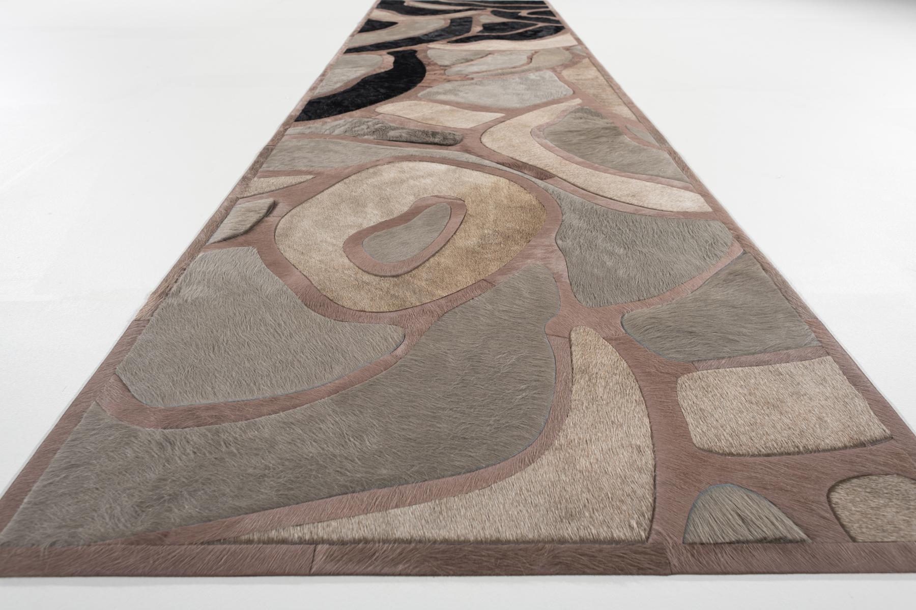 Alfombra de piel Floral 