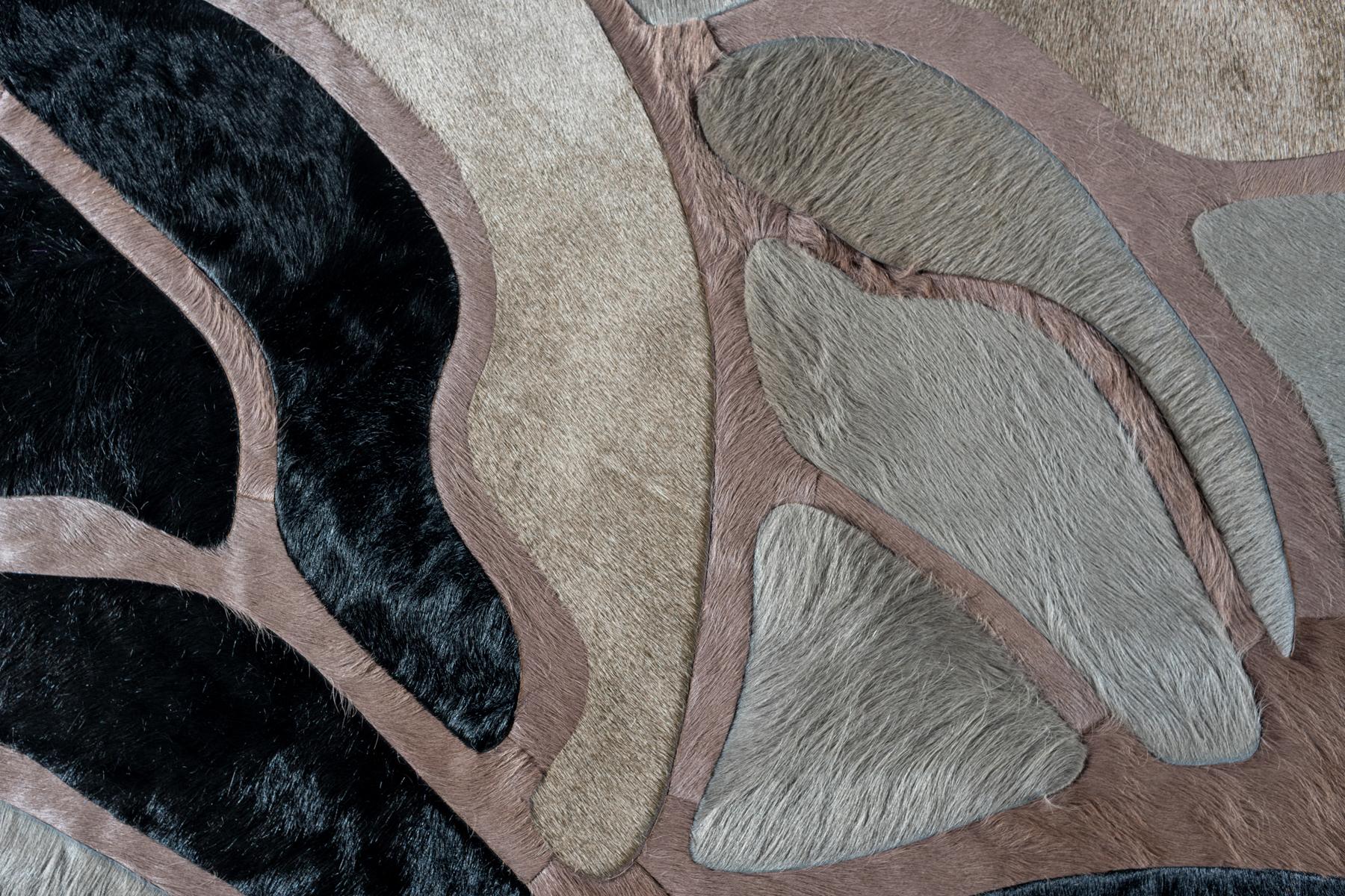 Alfombra de piel Floral 