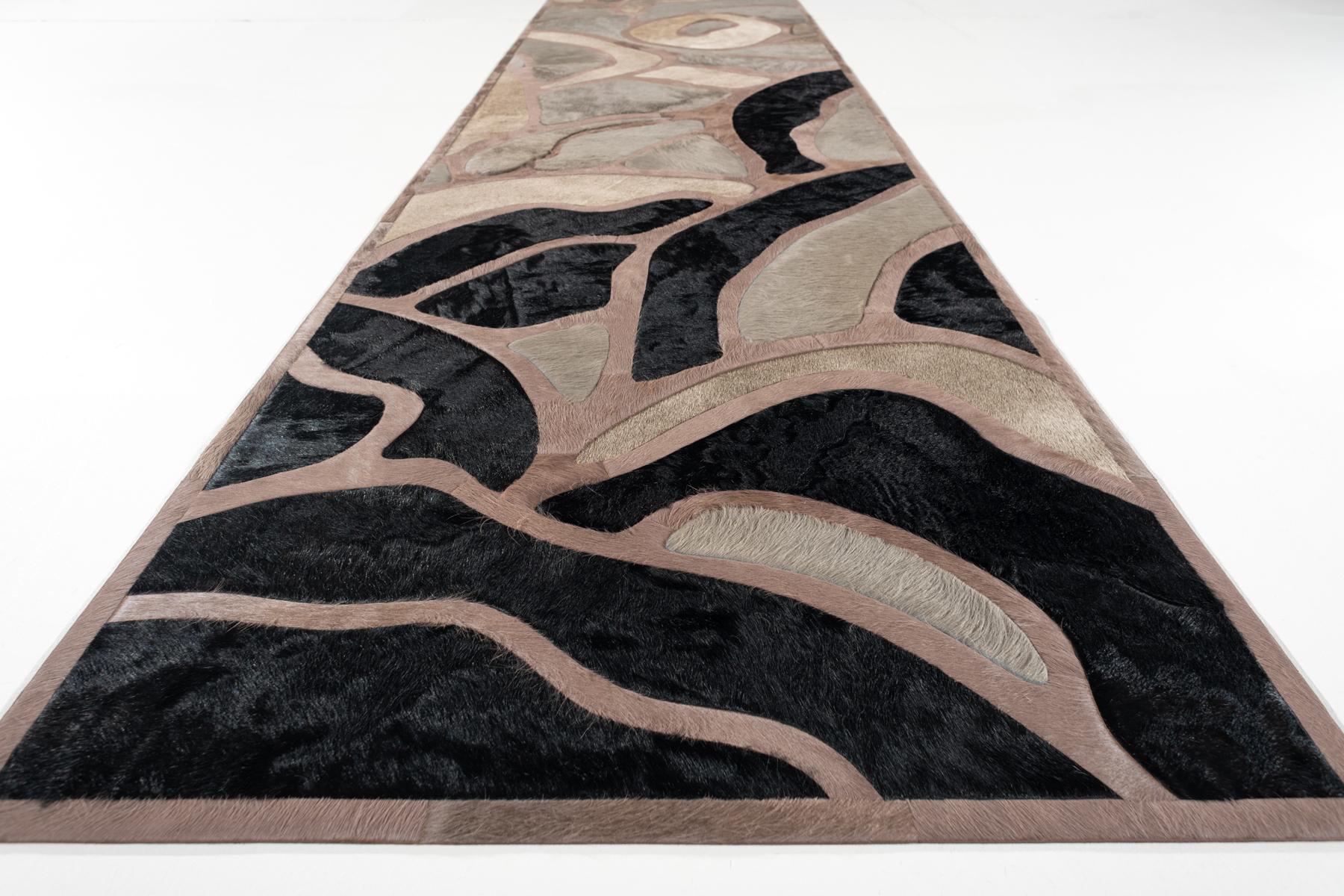 Alfombra de piel Floral 