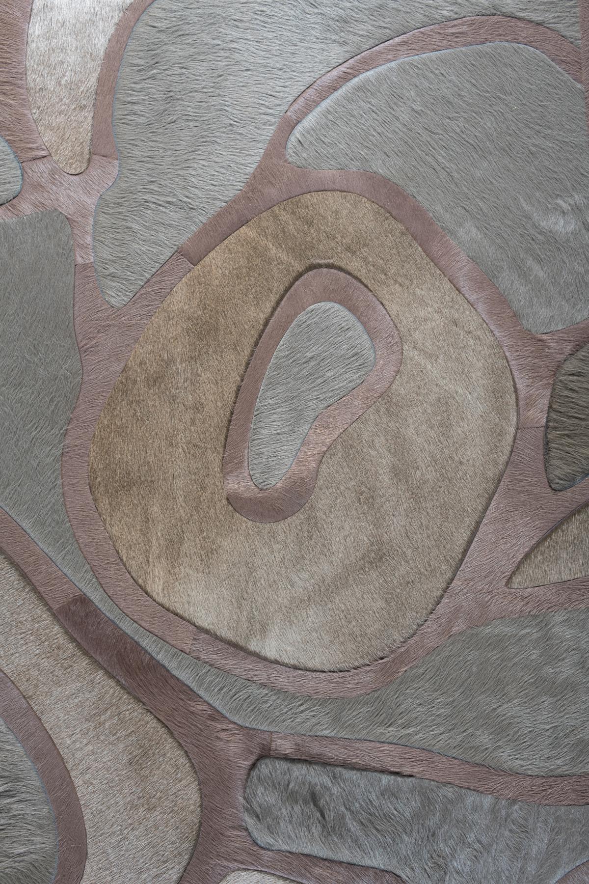 Alfombra de piel Floral 