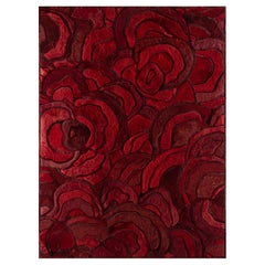 Floral "Bloom" Hide Rug by Marc Thee 7ft 8in x 10ft 3in)