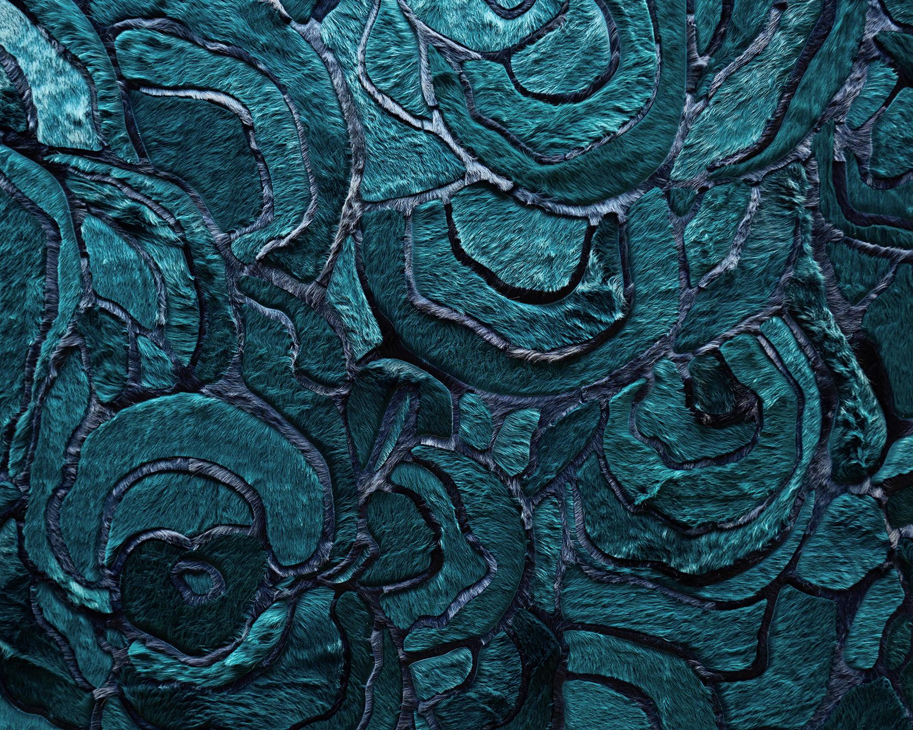 Alfombra de piel Floral 