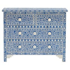 Floral Bone Inlay Statement Kommode in der Wahl der Farbe von House of Jaipur