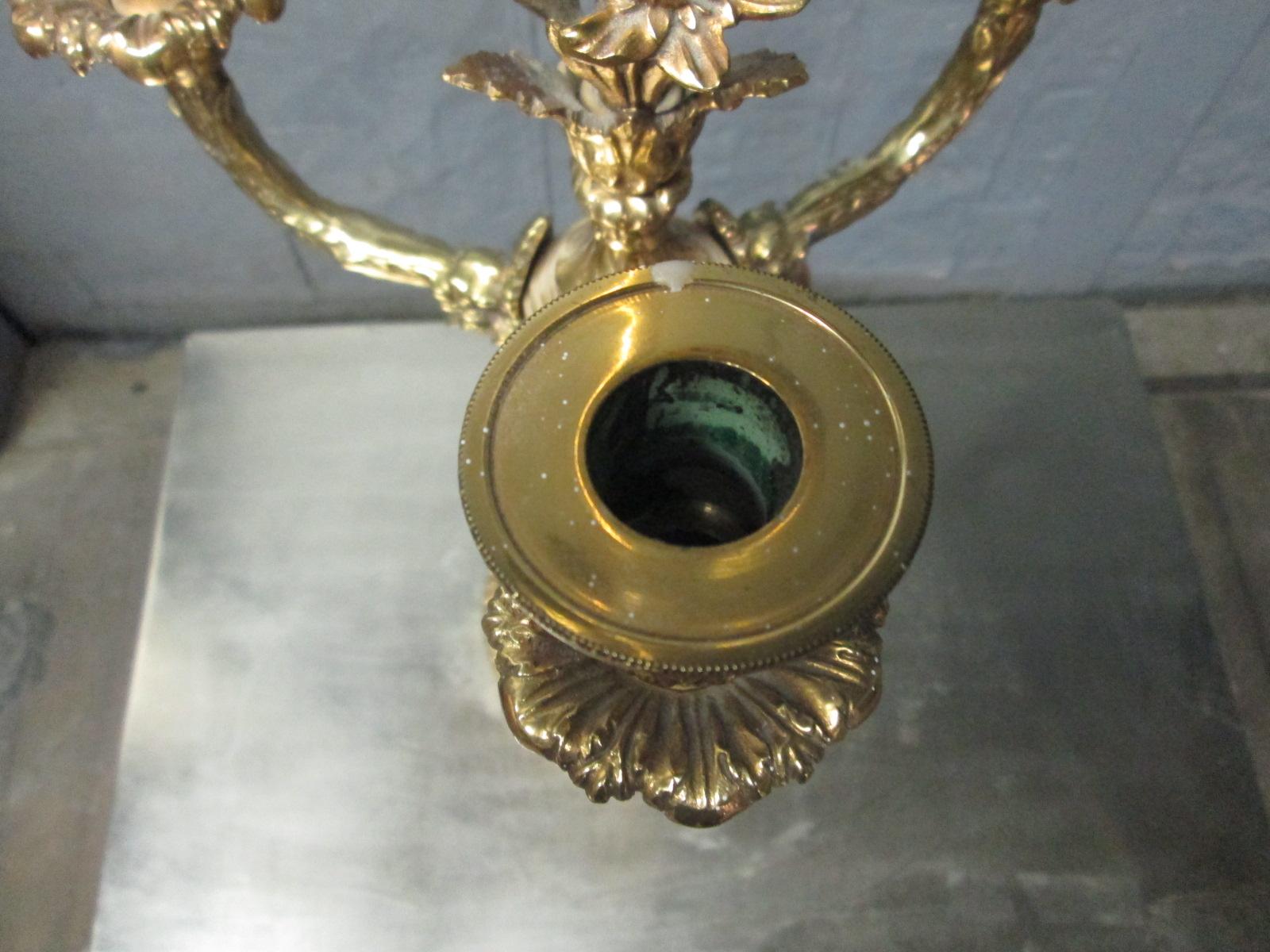 Lampe en bronze à motifs floraux de Warren Kessler en vente 1