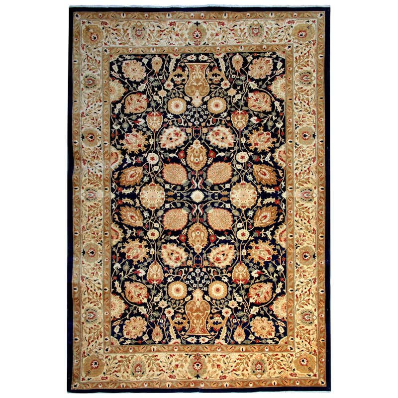 Pure Gold Saudi Rug Floral Carpet Rug Oriental Rugs Gold Living Room Rugs Handmade Carpets ...