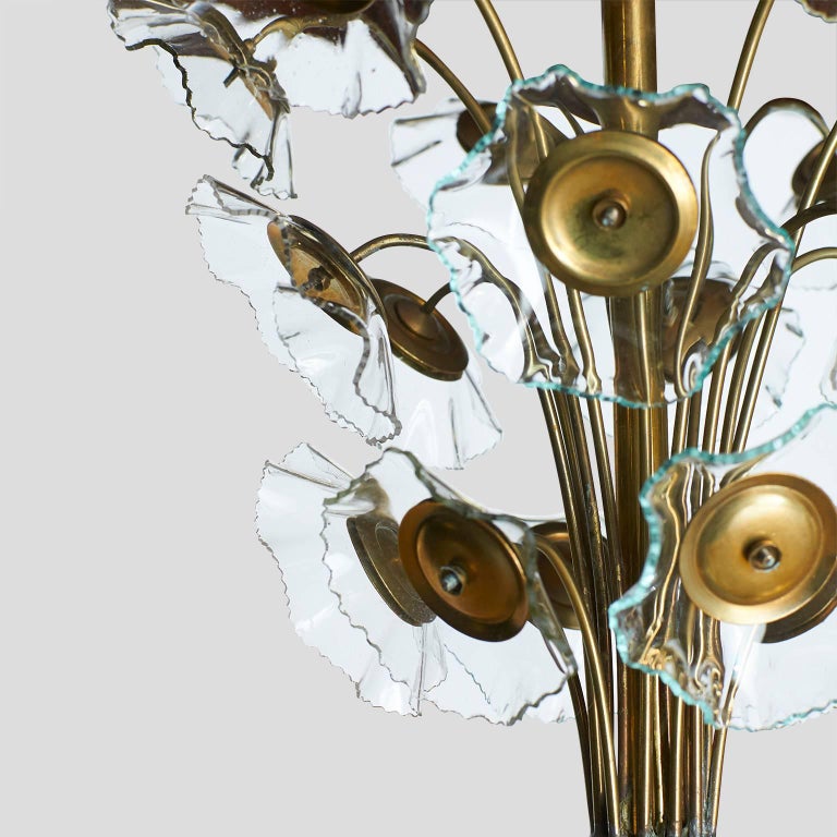 Finnish Floral Chandelier by Lisa Johansson-Pape For Sale