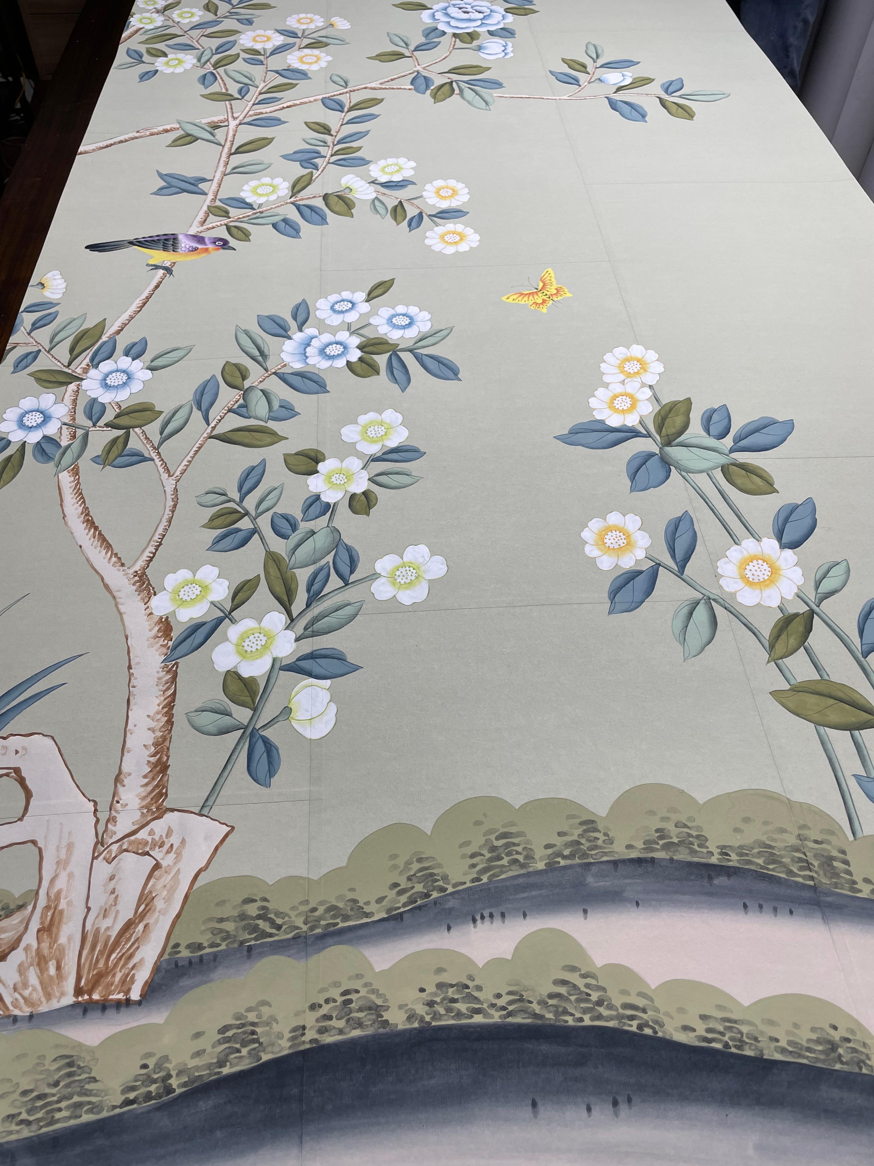 If you love the look of De Gournay wallpaper but not the price, this is for you. Measures: 36