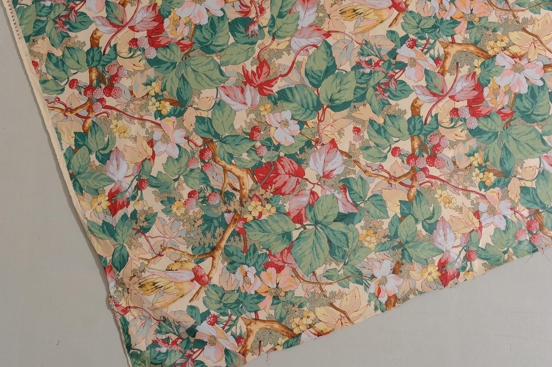 tissus chintz anglais