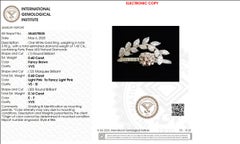 Floral Color Natural Diamond Wrap Ring in 18k massivem Gold (zertifiziert)