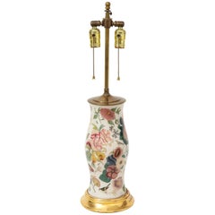 Floral Decalcomania Table Lamp