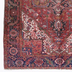 Antique Heriz Carpet - Early 20th Century