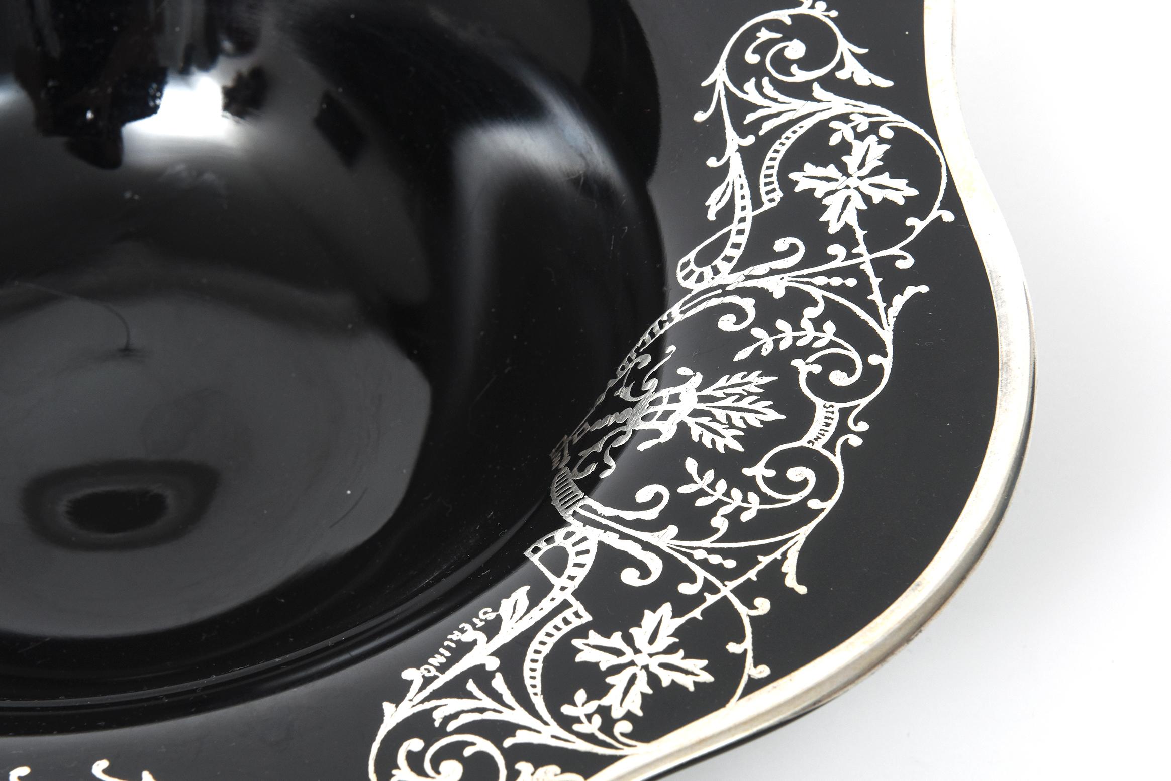 black depression glass