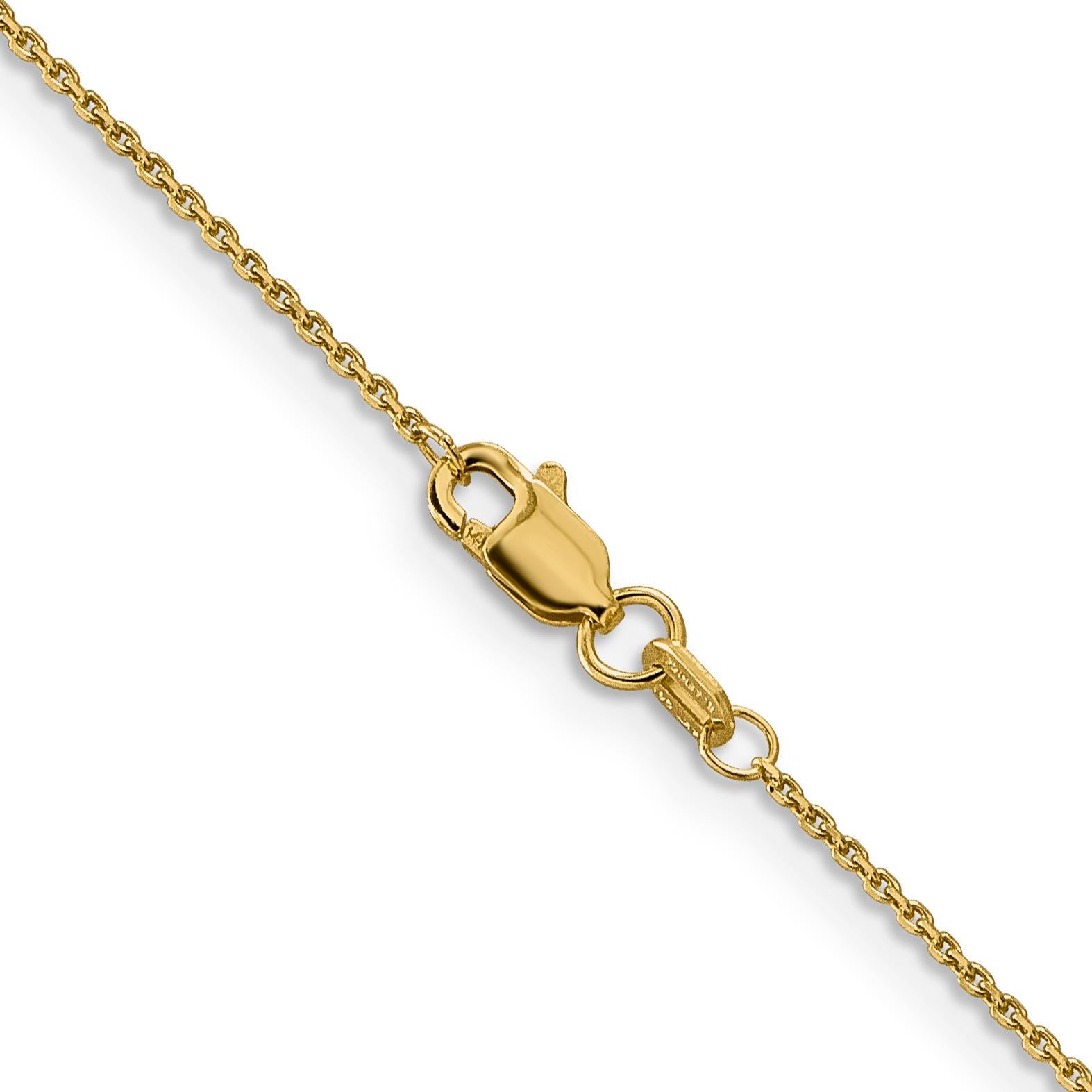 Pendentif à fleurs 0,51 carat avec chaîne Unisexe en vente