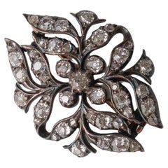Floral Diamond Brooch, Early 19th Century