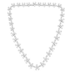 Floral Diamond Necklace