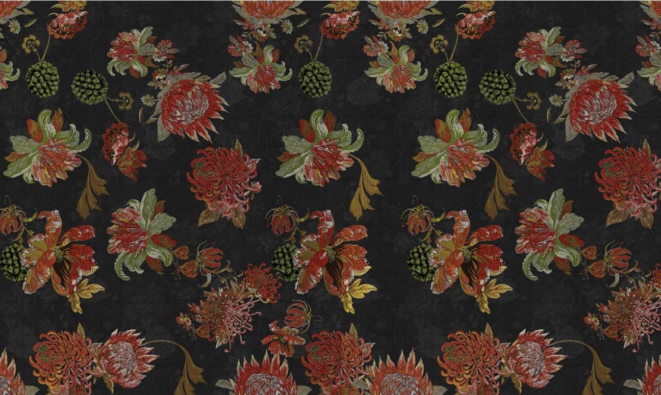 Modern Floral dream Wall Paper in Fabric also suitable for wet area For Sale