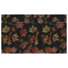 Papier mural à motifs floraux en tissu adapté également aux zones humides