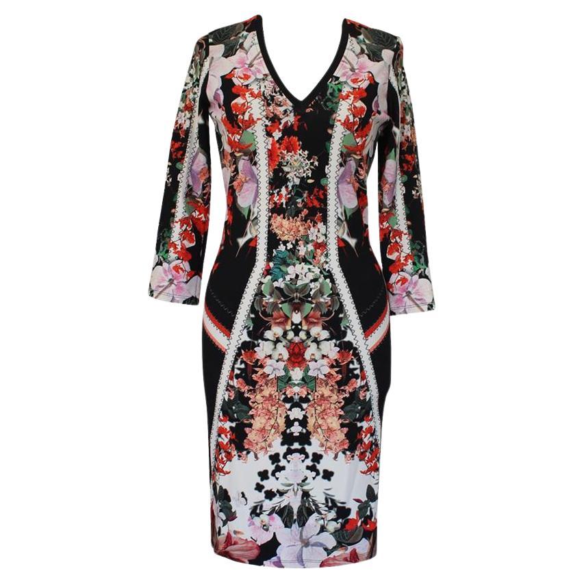 Roberto Cavalli Floral dress size 40 For Sale