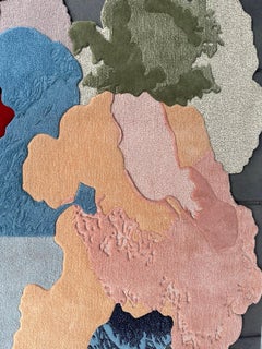 Echoes florales abstraites irrégulières de forme irrégulière par RAG HOME