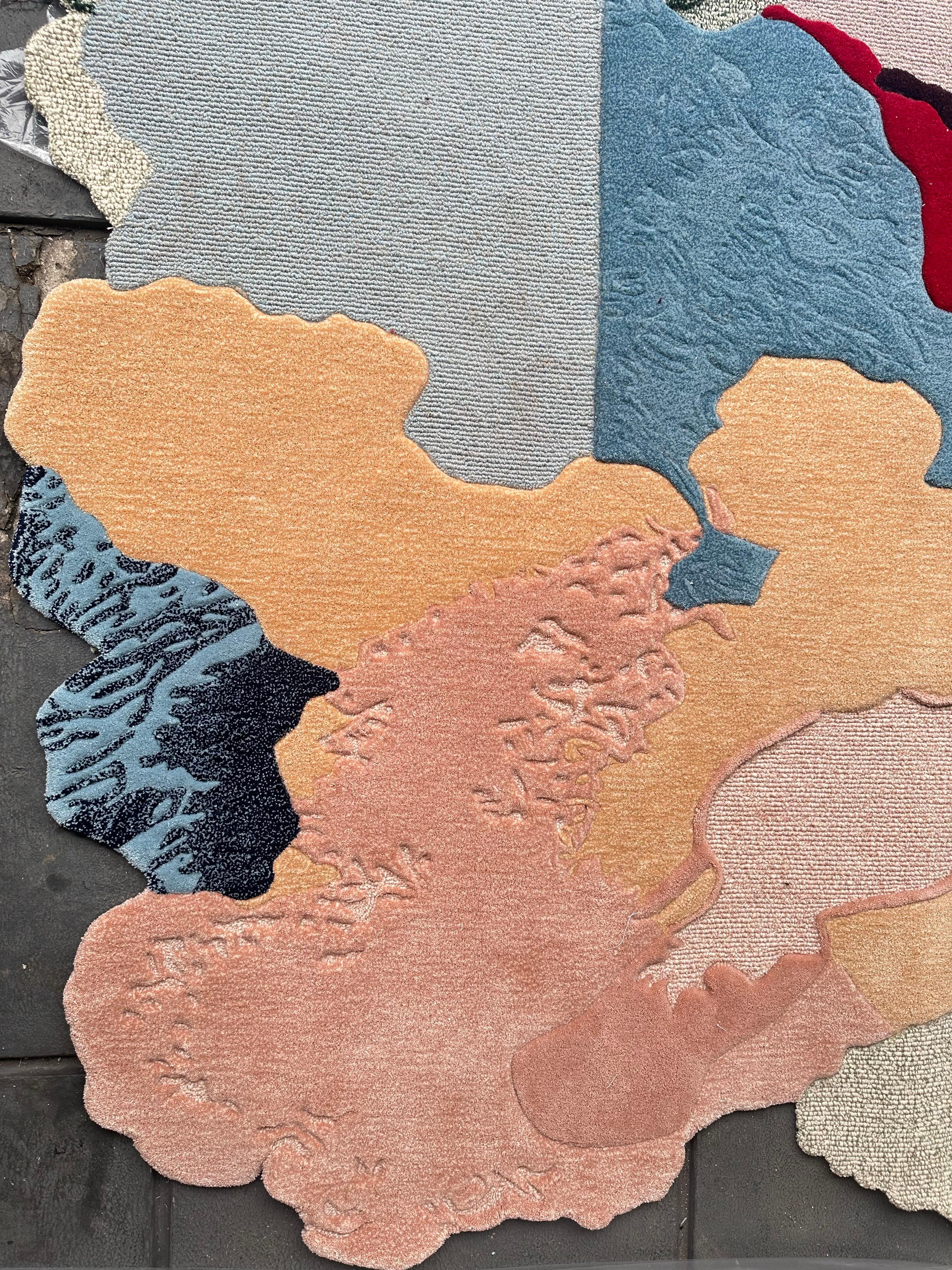 Ecos Florales Forma Irregular Abstracta by RAG HOME Indonesio en venta